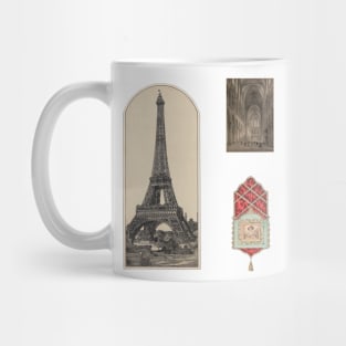 Vintage Paris Set Mug